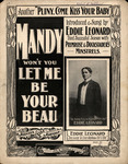 Mandy, won't you let me be your beau? by John Rosamond Johnson and Robert Allen Cole