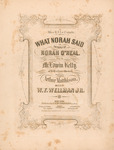 What Norah Said, or, The Reply of Norah O'Neal
