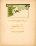 Candle Lightin' Time by Paul Lawrence Dunbar and Samuel Coleridge-Taylor