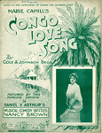Marie Cahill's Congo Love Song by John Rosamond Johnson, James Weldon Johnson, John Frew, and Bob Cole