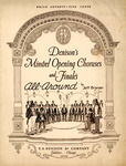 Denison's Minstrel Opening Choruses and Finalés. Number One
