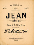 Jean by Frank L. Stanton and H. T. Burleigh