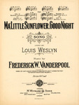 Ma Little Sun Flow'r—Good-Night! by Frederick W. Vanderpool and Louis Weslyn