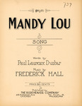Mandy Lou by Frederick Hall and Paul Laurence Dunbar