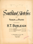 Southland Sketches by H. T. Burleigh