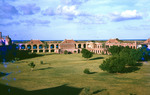 General View Of Parade Ground From Terreplein Fort Jefferson Dry Tortugas Oct 1956 Looking Northeast