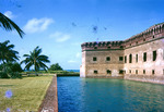 Looking Left From Moat Bridge Fort Jefferson Dry Tortugas Oct 1956