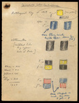 Chart, Spoonbill Color Combination, 1940 by Robert Porter Allen