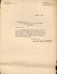 Letter, W.L. McCater to Robert Porter Allen, March 4, 1939 by W. L. McCater