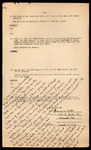 Questionnaire, Roseate Spoonbill Nesting, Francis M. Weston, March 8, 1939 by Francis M. Weston