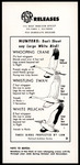 Flier, Hunters, Don't Shoot Any Large White Bird!, 1959 by ASR Releases and Robert Porter Allen