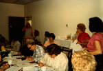 Women Making Decorations For The Spring Workshop