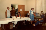 Women Waiting For The Spaghetti Dinner Event