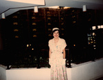 Dressed Up Woman Smiling For Photograph, July 1987