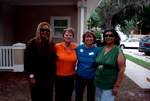 Women Pose For a Photo Outside