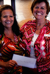 Two Women Pose For a Photograph Together