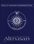 International Altrusan, Special 75th Anniversary Commemorative Issue, May 1992