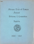 Altrusa Club of Tampa Annual Officers and Committee Reports 1956-1957