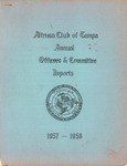 Altrusa Club of Tampa Annual Officers and Committee Reports, 1957-1958