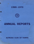 Altrusa Club of Tampa Annual Reports, 1969-1970, A