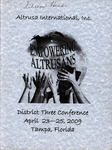 Altrusa International Inc. District Three Conference Information Packet, Tampa, Florida, April 23-25, 2009 by Altrusa International Inc.