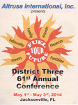 Altrusa International Inc. 61st Annual District Three Conference Information Packet, Jacksonville, Florida, May 1-3, 2014 by Altrusa International Inc.