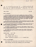 Newsletter The Tampa Altrusan, Altrusa Club of Tampa, Florida, June, 1955 by Altrusa Club of Tampa, Florida