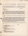 Newsletter The Tampa Altrusan, Altrusa Club of Tampa, Florida, April, 1956 by Altrusa Club of Tampa, Florida