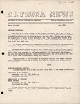 Newsletter The Tampa Altrusan, Altrusa Club of Tampa, Florida, June, 1956 by Altrusa Club of Tampa, Florida