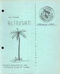 Newsletter The Tampa Altrusan, Altrusa Club of Tampa, Florida, February, 1958