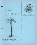 Newsletter The Tampa Altrusan, Altrusa Club of Tampa, Florida, March, 1958