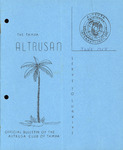 Newsletter The Tampa Altrusan, Altrusa Club of Tampa, Florida, June, 1958