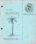 Newsletter The Tampa Altrusan, Altrusa Club of Tampa, Florida, August, 1958