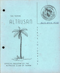 Newsletter The Tampa Altrusan, Altrusa Club of Tampa, Florida, October, 1958