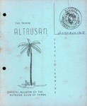 Newsletter The Tampa Altrusan, Altrusa Club of Tampa, Florida, November, 1958