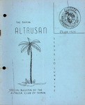 Newsletter The Tampa Altrusan, Altrusa Club of Tampa, Florida, June, 1959