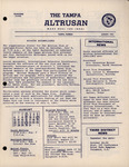 Newsletter The Tampa Altrusan, Altrusa Club of Tampa, Florida, August, 1961