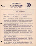 Newsletter The Tampa Altrusan, Altrusa Club of Tampa, Florida, May, 1962 by Altrusa Club of Tampa, Florida