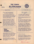 Newsletter The Tampa Altrusan, Altrusa Club of Tampa, Florida, June, 1962 by Altrusa Club of Tampa, Florida