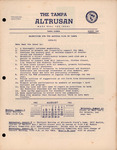 Newsletter The Tampa Altrusan, Altrusa Club of Tampa, Florida, August, 1962 by Altrusa Club of Tampa, Florida