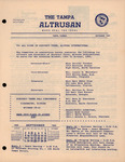 Newsletter The Tampa Altrusan, Altrusa Club of Tampa, Florida, September, 1962 by Altrusa Club of Tampa, Florida