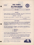 Newsletter The Tampa Altrusan, Altrusa Club of Tampa, Florida, April, 1963 by Altrusa Club of Tampa, Florida