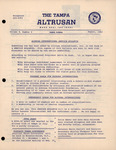 Newsletter The Tampa Altrusan, Altrusa Club of Tampa, Florida, August, 1963 by Altrusa Club of Tampa, Florida