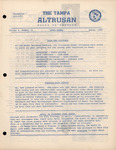 Newsletter The Tampa Altrusan, Altrusa Club of Tampa, Florida, March, 1964