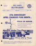 Newsletter The Tampa Altrusan, Altrusa Club of Tampa, Florida, April, 1964