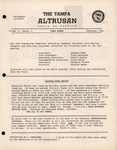 Newsletter The Tampa Altrusan, Altrusa Club of Tampa, Florida, February, 1965 by Altrusa Club of Tampa, Florida