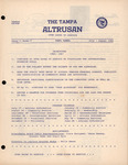 Newsletter The Tampa Altrusan, Altrusa Club of Tampa, Florida, July-August, 1966 by Altrusa Club of Tampa, Florida