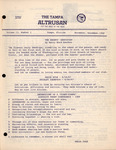 Newsletter The Tampa Altrusan, Altrusa Club of Tampa, Florida, November-December, 1968 by Altrusa Club of Tampa, Florida