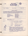 Newsletter The Tampa Altrusan, Altrusa Club of Tampa, Florida, March, 1969 by Altrusa Club of Tampa, Florida