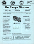 Newsletter The Tampa Altrusan, Altrusa Club of Tampa, Florida, July, 1994 by Altrusa Club of Tampa, Florida